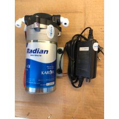 Bộ 2 Sản Phẩm Bơm Radian KAROFI và Nguồn Adapter 24V 1.5A - Dụng Cụ Lọc Nước Chính Hãng, Phù Hợp Máy Lọc RO