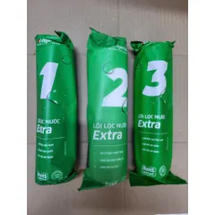 Bộ Lõi Lọc 1,2,3 KANGAROO Extra Chính Hãng - Thay Thế Máy Lọc Nước RO, Lọc Thô Bảo Vệ Màng RO