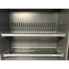 Giá bát cố định EUROGOLD inox 304 cao cấp nan Oval - Thiết kế hiện đại, bền đẹp, hàng chính hãng cho nhà bếp tiện nghi