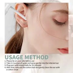 Chai Xịt Giảm Ù Tai Ngứa Tắc Ống Tai - Thảo Dược Thiên Nhiên Hỗ Trợ Làm Sạch Tai và Giảm Khó Chịu