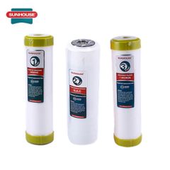 Bộ 3 Lõi Lọc Nước SUNHOUSE 123 - Chính Hãng, Lọc Thô, Bảo Vệ Màng RO, Tinh Khiết, Thời Gian Sử Dụng Lớn