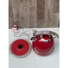 Ấm đun nước siêu tốc Arber 1,8 lít thiết kế theo phong cách Retro với màu đỏ rực rỡ tuyệt đẹp - Bảo hành 12 tháng