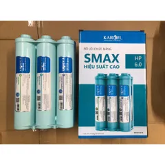 Bộ Lõi Lọc KAROFI SMAX Cao Cấp HP 6.2 & 6.0 - Tăng Cường Khoáng Chất & Chống Lão Hóa, Thay Thế Dễ Dàng, Hàng Chính Hãng
