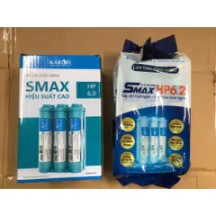 Bộ Lõi Lọc KAROFI SMAX Cao Cấp HP 6.2 & 6.0 - Tăng Cường Khoáng Chất & Chống Lão Hóa, Thay Thế Dễ Dàng, Hàng Chính Hãng