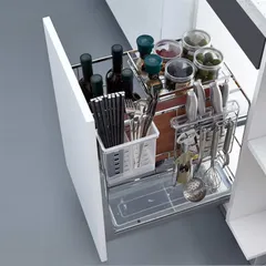 Kệ đựng gia vị, muỗng đũa, chai lọ Ecalite - Chất liệu Inox 304 cao cấp bền đẹp - Bảo hành chính hãng 3 năm