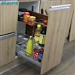 Kệ đựng gia vị, muỗng đũa, chai lọ Ecalite - Chất liệu Inox 304 cao cấp bền đẹp - Bảo hành chính hãng 3 năm
