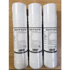 Bộ 3 Lõi Lọc Thô 123 Korihome - 2 Lõi Sediment & 1 Lõi Pre Carbon Chính Hãng - Thay Thế Cho Máy Lọc Nước Korihome