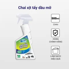 Chai Xịt Tẩy Dầu Mỡ Sofish Ultra 500ml - Tẩy Rửa Nhanh Chóng Nồi Chảo, Lò Nướng - Sản Phẩm Gia Dụng Việt Nam