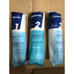 Bộ 3 Lõi Lọc Nước 123 PURASTAR Chính Hãng - Thay Thế Máy Lọc Nước RO Kangaroo, Karofi, PuraStar chức năng lọc tối ưu.