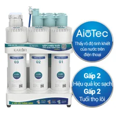 Máy lọc nước RO Karofi KAQ-U95 Pro - Công nghệ AioTec, 10 lõi lọc Smax cao cấp, Thiết kế nhỏ gọn, Nước tinh khiết chuẩn QCVN 6-1:2010/BYT