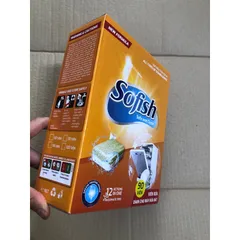 Viên Rửa Bát SOFISH 90 Viên - Sạch Bóng Chén Dĩa, Không Nước Mùi, Dùng Cho Máy Rửa Chén Bosch, Teka, Hafele và Nhiều Thương Hiệu Khác