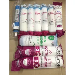 Bộ 10 Lõi Lọc MUTOSI Chính Hãng - Thay Thế Máy Lọc Nước MP-6100HCE, Bảo Vệ Sức Khỏe và Tối Ưu Hoá Nguồn Nước Uống