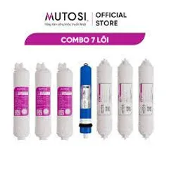 Bộ 7 Lõi Đúc MUTOSI Chính Hãng - Bộ Lõi Lọc Nước Thay Thế Cho Máy Lọc MP-370U - Bảo Vệ Sức Khỏe Gia Đình