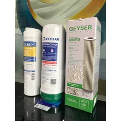 Bộ 3 Lõi Lọc Nước Geyser Ecotar 4 - Lọc Sạch Vi Rút & Vi Khuẩn - Hàng Chính Hãng LB Nga - Thay Thế Dễ Dàng