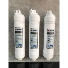 Bộ 3 Lõi Lọc Đúc 123 JENPEC - Thay Thế Cho Máy Lọc Jenpec Model A5000 - Hàng Chính Hãng, Tinh Khiết Nước Sạch