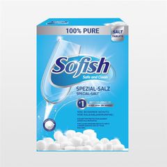 Muối rửa bát SOFISH 1Kg - Hàng chính hãng chuyên dụng cho máy rửa chén Bosch, Teka, Hafele và các thương hiệu khác