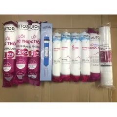 Bộ 10 Lõi Lọc Đúc MUTOSI - Thay Thế Cho Máy Lọc Nước RO Hydrogen Ion Kiềm MP-S1021H - Bảo Vệ Sức Khỏe Gia Đình