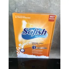Viên Rửa Bát SOFISH 90 Viên - Muối Rửa Bát 1,6Kg & Nước Làm Bóng 500ML - Dùng Cho Máy Rửa Chén, Hiệu Quả Tối Ưu, Hàng Chính Hãng