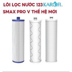 Bộ Lõi Lọc Nước RO Karofi 6.2 + Lõi 123 Smax Pro V Chính Hãng - Hiệu Suất Cao, Thay Thế Dễ Dàng, Tối Ưu Hóa Sức Khỏe Nước Uống