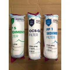Lõi Lọc Thô 1,2,3 MUTOSI Chính Hãng - Thay Thế Lõi Máy Lọc Nước RO, Loại Bỏ Tạp Chất và Độc Tố Hiệu Quả