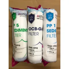Lõi Lọc Thô 1,2,3 MUTOSI Chính Hãng - Thay Thế Lõi Máy Lọc Nước RO, Loại Bỏ Tạp Chất và Độc Tố Hiệu Quả
