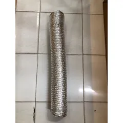 1 Mét Ống Bạc Mềm Phi 125mm - Ống Hút Khói Gia Đình, Chịu Nhiệt, Dễ Dàng Lắp Đặt Cho Bếp Nướng và Hệ Thống Thông Gió