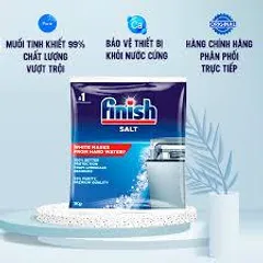 Muối Rửa Bát FINISH 1KG - Ngăn Cặn Vôi, Tăng Tuổi Thọ Máy Rửa Chén - An Toàn, Hiệu Quả Cho Đồ Dùng Nhà Bếp