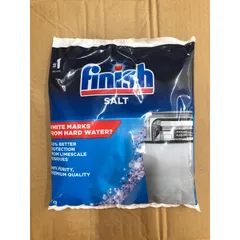 Muối Rửa Bát FINISH 1KG - Ngăn Cặn Vôi, Tăng Tuổi Thọ Máy Rửa Chén - An Toàn, Hiệu Quả Cho Đồ Dùng Nhà Bếp