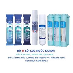 Bộ Lõi Lọc Nước KAROFI Chính Hãng - Công Nghệ Lọc Nước Hiệu Quả, Loại Bỏ Vi Khuẩn & Chất Độc Hại, Thay Thế Dễ Dàng