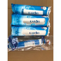 Bộ 4 Lõi Lọc Nước KAROFI Chính Hãng - Smax Duo và Màng RO Dupont Mỹ - Thay Thế Cho Karofi, Kangaroo, Aqua