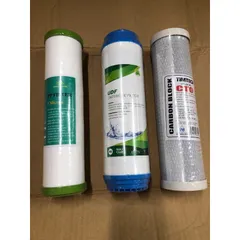 Bộ 3 Lõi Lọc Thô Máy Lọc Nước RO - Lõi PP, UDF, CTO Carbon - Thay Thế Đảm Bảo Nguồn Nước Sạch, An Toàn