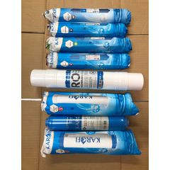 Bộ 8 Lõi Lọc Nước KAROFI Chính Hãng - Thay Thế Máy Lọc E8RO, H8RO - Lọc Sạch Hơn, Bảo Vệ Sức Khỏe Gia Đình