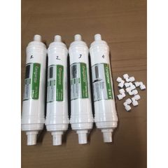 Bộ 4 Lõi Lọc Nước KANGAROO Chính Hãng - Thay Thế Cho Máy Lọc KG100ES1 - Lõi 123 & 5IN1, An Toàn Cho Sức Khỏe