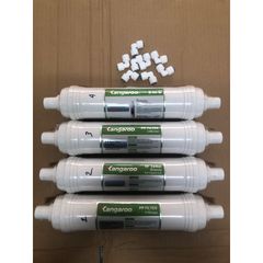 Bộ 4 Lõi Lọc Nước KANGAROO Chính Hãng - Thay Thế Cho Máy Lọc KG100ES1 - Lõi 123 & 5IN1, An Toàn Cho Sức Khỏe