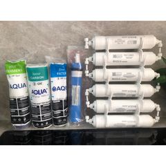 Bộ 10 Lõi Lọc Nước AQUA Chính Hãng - Thay Thế Máy Lọc RO, Bảo Đảm Nguồn Nước Sạch và An Toàn