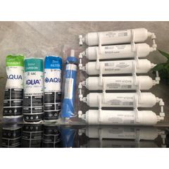 Bộ 10 Lõi Lọc Nước AQUA Chính Hãng - Thay Thế Máy Lọc RO, Bảo Đảm Nguồn Nước Sạch và An Toàn