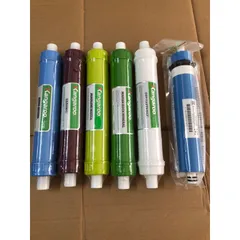 Bộ 6 Lõi Lọc KANGAROO 456789 Chính Hãng - Lõi Màng Lọc RO, Nano Silver, Ceramic, Alkaline, Maifan, ORP - Dùng cho Máy Lọc Nước RO