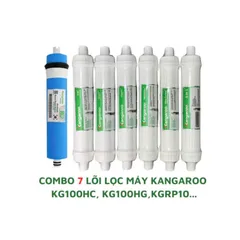 Bộ 7 Lõi Lọc KANGAROO Hydrogen RO + 6 Lõi Chức Năng - Hàng Chính Hãng Cho Máy Lọc Nước Kangaroo