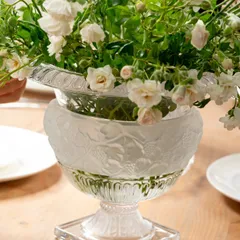 Tô Pha Lê Bohemia Antique Trong Suốt 25cm - Sang Trọng Để Bàn, Đựng Mứt, Bánh Kẹo, Hoa Quả, Quà Tặng Ý Nghĩa