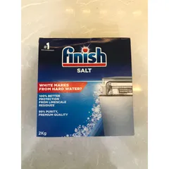 Hộp Muối Rửa Bát FINISH 2Kg Dùng Cho Máy Rửa Bát | Chính hãng | - Bảo vệ thiết bị khỏi vôi có trong nguồn nước