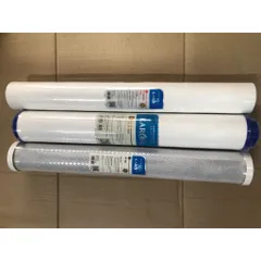 Bộ 3 Lõi Lọc Nước Karofi 123 20inch - Thay Thế Máy RO Công Nghiệp 30-75L/h - Lõi PP5, OCB-GAC, CTO-GAC
