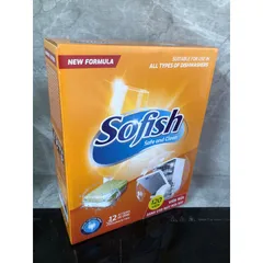 Viên Rửa Bát SOFISH 120 Viên + Muối 1,6Kg + Nước Bóng 500ML - Giải Pháp Tối Ưu Cho Máy Rửa Chén Hàng Chính Hãng