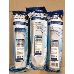 Bộ 3 Lõi Lọc Nước RO Hòa Phát 123 - Lõi Lọc Thô 10 Inch, An Toàn và Hiệu Quả - Hàng Chính Hãng Việt Nam