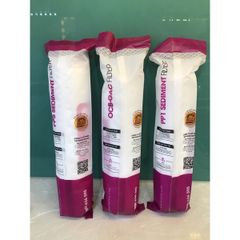 Bộ 3 Lõi Lọc Nước 123 MUTOSI Đúc Liền Chính Hãng - Bảo Vệ Màng RO & Loại Bỏ Tạp Chất, Clo, Mùi Vị Lạ Trong Nước