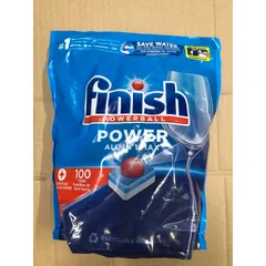 VIÊN RỬA BÁT FINISH POWER ALL IN 1 HƯƠNG SODA - TÚI 100 VIÊN - HÀNG CHÍNH HÃNG