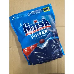 VIÊN RỬA BÁT FINISH POWER ALL IN 1 HƯƠNG SODA - TÚI 100 VIÊN - HÀNG CHÍNH HÃNG