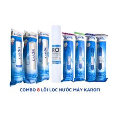 Bộ 8 Lõi Lọc Nước KAROFI Chính Hãng - Thay Thế Cho Máy ERO80 - Chất Lượng Cao, Khả Năng Lọc Ưu Việt, An Toàn Sức Khỏe