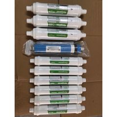 Bộ 10 Lõi Lọc Nước KANGAROO KG100HK - Lõi Màng RO 2012-100G và 6 Lõi Chức Năng cho Máy Lọc Nước Hydrogen Chính Hãng