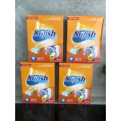 Viên Rửa Bát Sofish Chính Hãng - Hiệu Quả Làm Sạch Nhanh, Không Mùi, Tương Thích Với Máy Rửa Chén Bosch, Teka, Hafele, Malloca, Candy