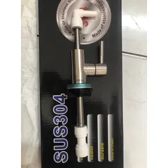 Vòi Inox 304 Chuyên Dùng Cho Máy Điện Giải Ion Kiềm - An Toàn Cho Sức Khỏe, Thiết Kế Đặc Biệt và Kết Nối Tiện Lợi